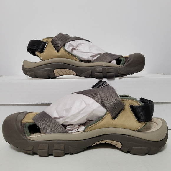 Mens Keen Sandals Pre Owned Size 9 Tan - Picture 7 of 13